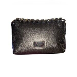 Vintage 2003 Michael Kors Y2K Pebbled Leather Chain Pouchette Mini Bag